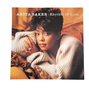 Anita Baker Rhythm of Love 12x12 Double Sided Flat Promo Poster 1994 Elektra R&B